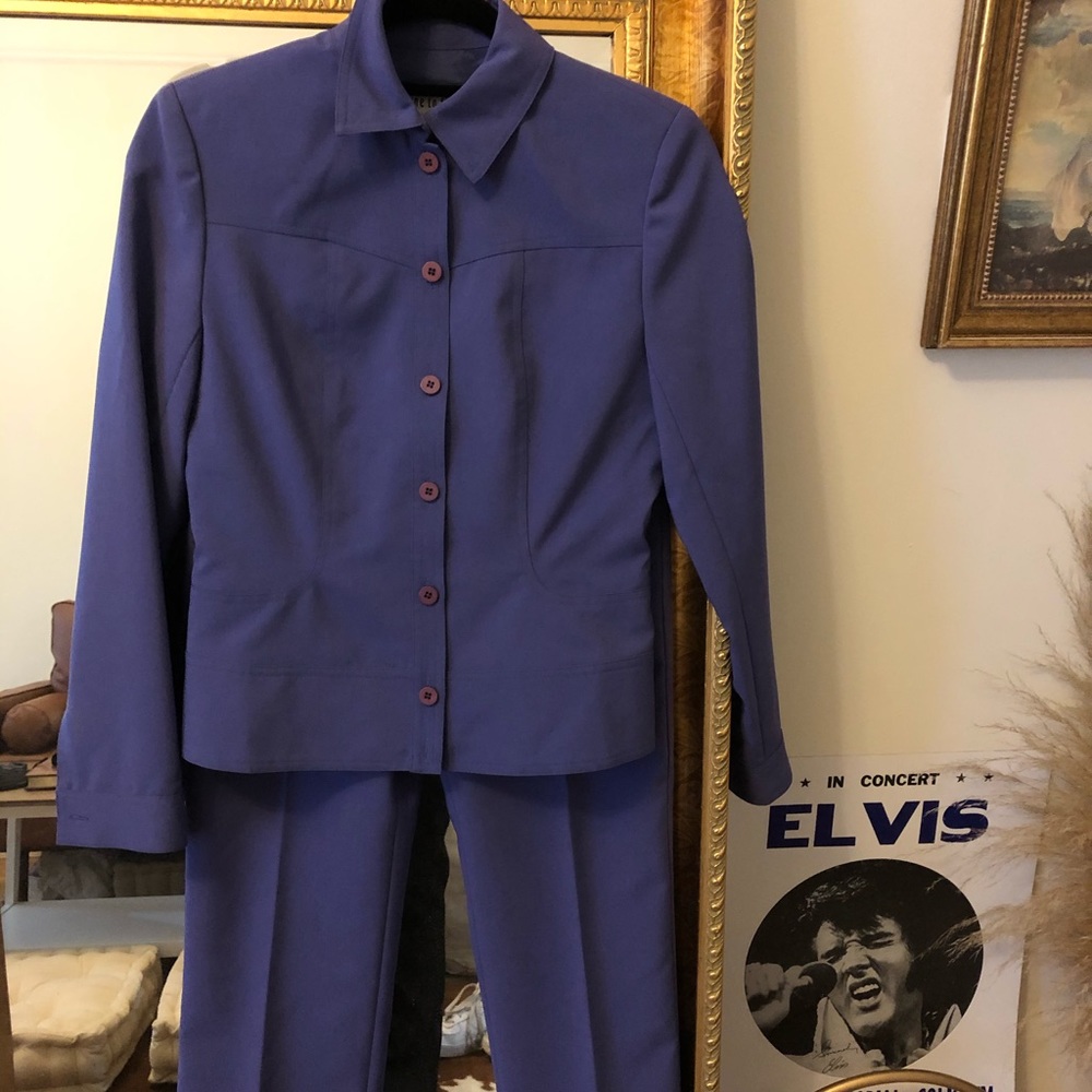 Vintage Purple Pantsuit